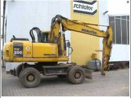 KOMATSU PW200-7E0, PW220-7E0 HYDRAULIC EXCAVATOR SERVICE REPAIR MANUAL