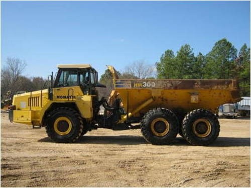 KOMATSU HM300-1 ARTICULATED DUMP TRUCK SERVICE REPAIR MANUAL + FIELD ASSEMBLY INSTRUCTION