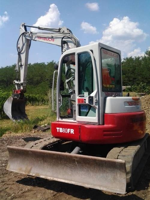 TAKEUCHI TB80FR COMPACT EXCAVATOR SERVICE REPAIR MANUAL (Serial No. 17820001)