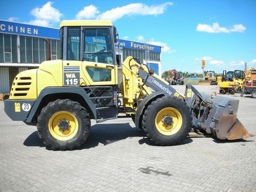 KOMATSU WA115-3 WHEEL LOADER SERVICE REPAIR MANUAL + OPERATION & MAINTENANCE MANUAL