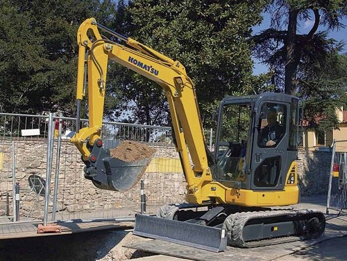 KOMATSU PC45MR-3, PC55MR-3 HYDRAULIC EXCAVATOR SERVICE REPAIR MANUAL+OPERATION & MAINTENANCE MANUAL