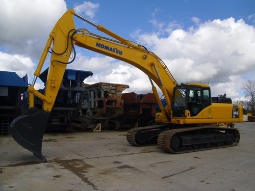KOMATSU PC340LC-7K, PC340NLC-7K HYDRAULIC EXCAVATOR SHOP MANUAL + OPERATION & MAINTENANCE MANUAL