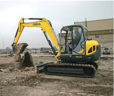 GEHL 803 Compact Excavator Parts Manual