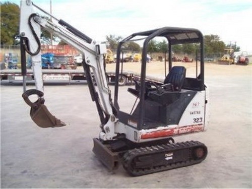 BOBCAT 323 COMPACT EXCAVATOR SERVICE REPAIR MANUAL (S/N: A9JZ11001 & Above)