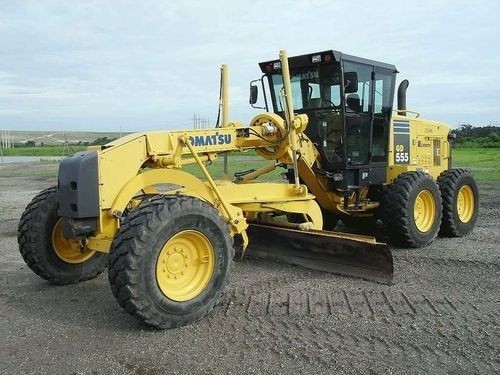 KOMATSU GD555-3C, GD655-3C, GD675-3C MOTOR GRADER SHOP MANUAL + OPERATION & MAINTENANCE MANUAL