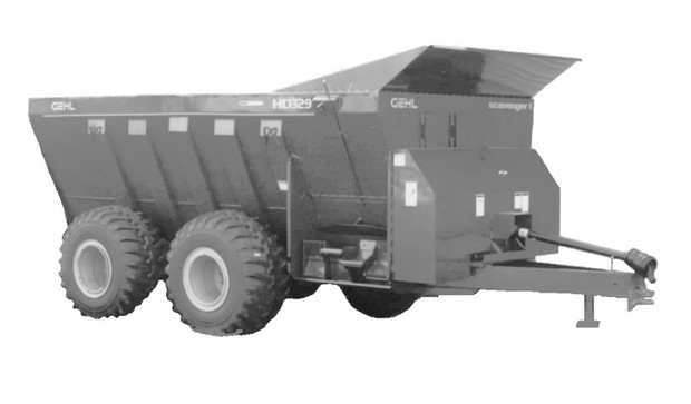GEHL Scavenger II 329 Agricultural Spreader & HD329 Industrial Waste Spreader Parts Manual