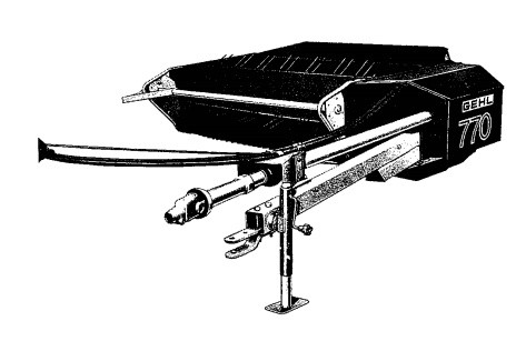 GEHL MC770, MC880 Mower Conditioner Parts Manual