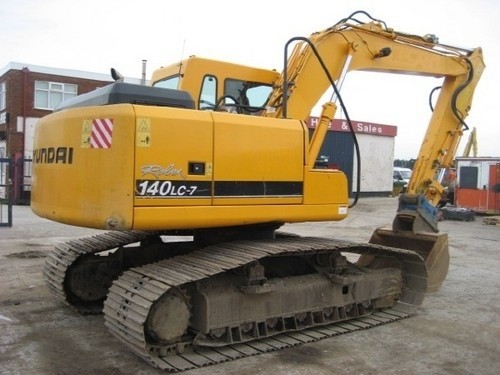 HYUNDAI R140LC-7 CRAWLER EXCAVATOR SERVICE REPAIR MANUAL