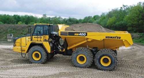 KOMATSU HM400-3 ARTICULATED DUMP TRUCK SERVICE REPAIR MANUAL