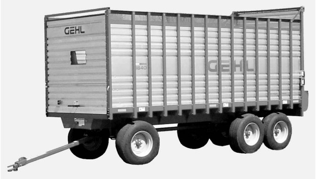 GEHL 1840 Forage Box & Chassis Units Parts Manual
