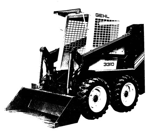 GEHL 3310/3410 Skid Loader Parts Manual