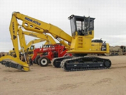 KOMATSU PC220LL-8 HYDRAULIC EXCAVATOR SERVICE REPAIR MANUAL + OPERATION & MAINTENANCE MANUAL