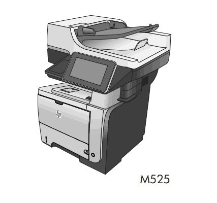HP LASERJET ENTERPRISE 500 MFP M525 Printers Service Repair Manual