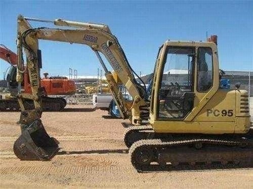 KOMATSU PC95-1 HYDRAULIC EXCAVATOR SERVICE REPAIR MANUAL + OPERATION & MAINTENANCE MANUAL