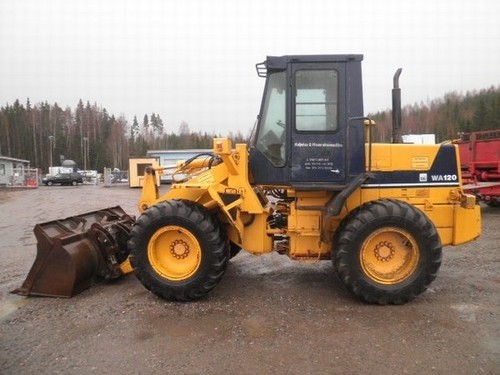 KOMATSU WA120-1LC WHEEL LOADER SERVICE REPAIR MANUAL + OPERATION & MAINTENANCE MANUAL