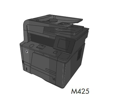 HP LaserJet Pro 400 MFP M425 Series Service Repair Manual