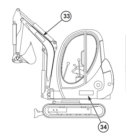 GEHL 193, 223 Compact Excavators Parts Manual