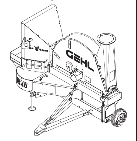 GEHL 1540/1580 Forage Blowers Parts Manual