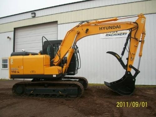 HYUNDAI R110-7A CRAWLER EXCAVATOR SERVICE REPAIR MANUAL