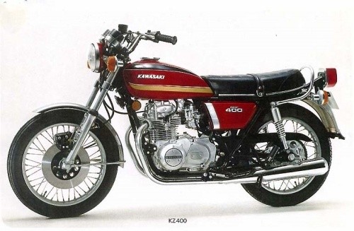 KAWASAKI KZ400, KZ400D, KZ400S MOTORCYCLE SERVICE REPAIR MANUAL 1974-1977 DOWNLOAD