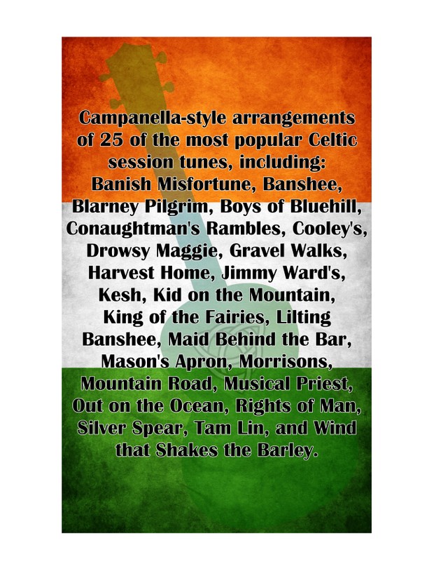 Top 25 Celtic Session Tunes for Ukulele : SUPERPACK (PDF, FINALE, MUSICXML)