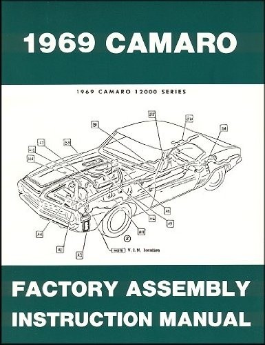 1969 Chevrolet Camaro Factory Assembly Instruction Manual