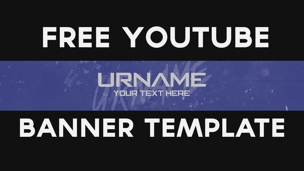 Free Youtube Banner Template