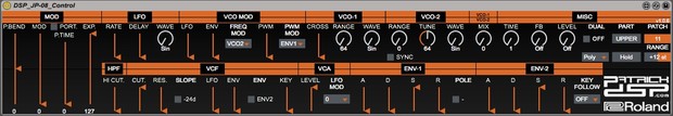 DSP Roland JP-08 Control v1.0.6