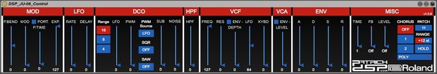 DSP Roland JU-06 Control v1.0.6