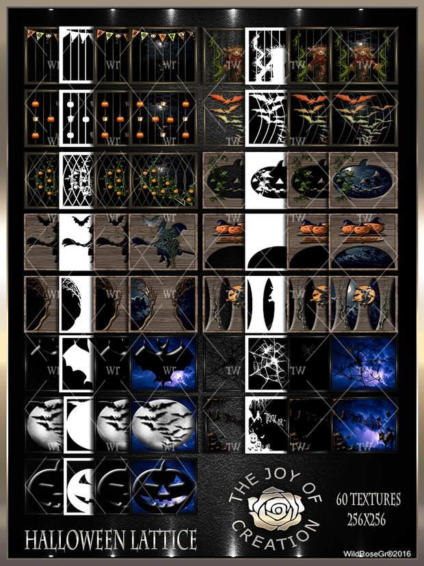 ~ HALLOWEEN LATTICE TEXTURE PACK ~