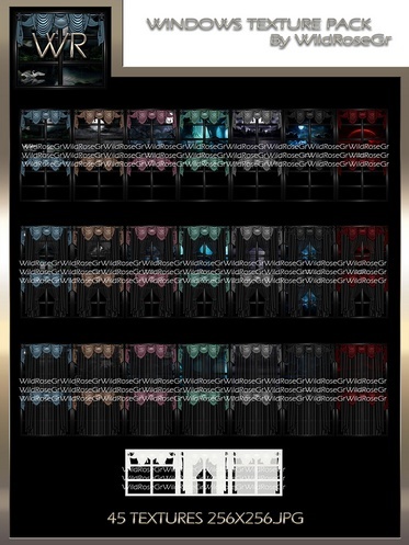 ~ DARK WINDOWS IMVU TEXTURE PACK ~
