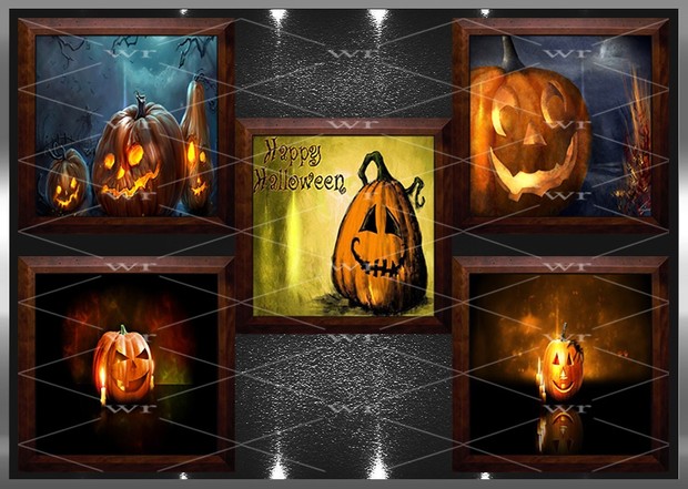 ~ PUMPKIN WALL ART ~