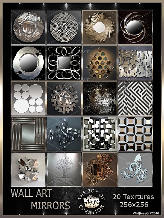 ~ WALL ART MIRRORS ~
