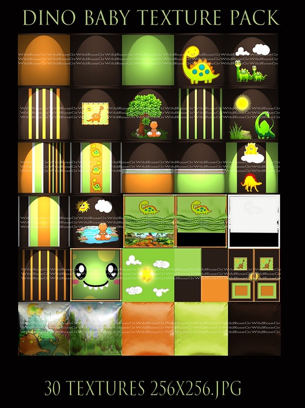 ~ DINO BABY IMVU TEXTURE PACK ~