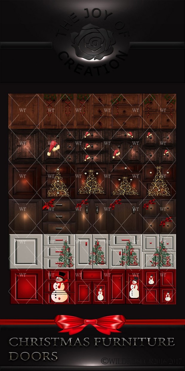CHRISTMAS FURNITURE DOORS