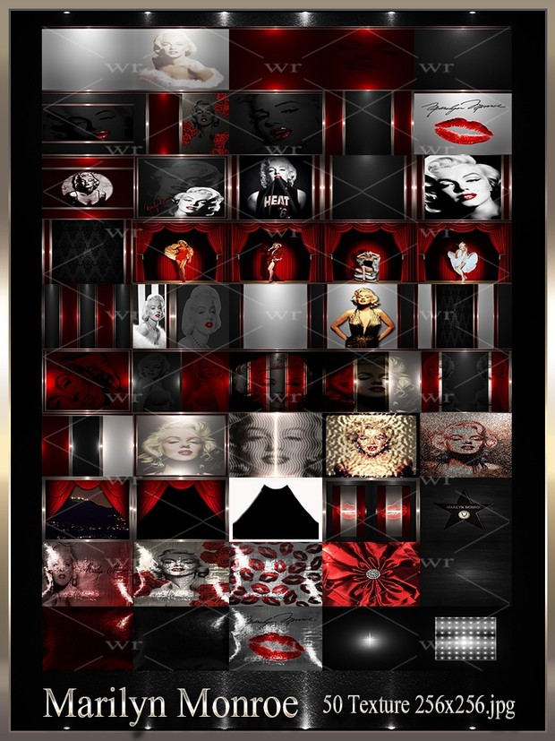 ~ MERILYN MONROE IMVU TEXTURE PACK ~