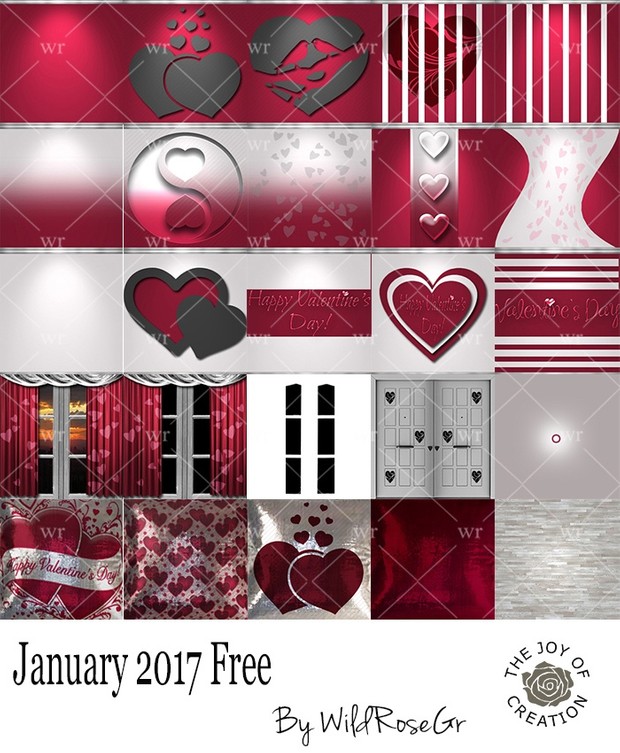 JANUARY 2017 FREE TEXTURE PACK