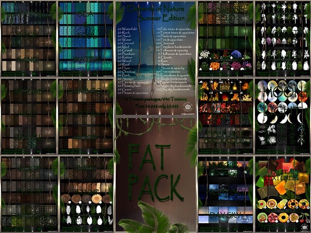 ~ ELEMENTS OF NATURE~ SUMMER EDITION FAT PACK