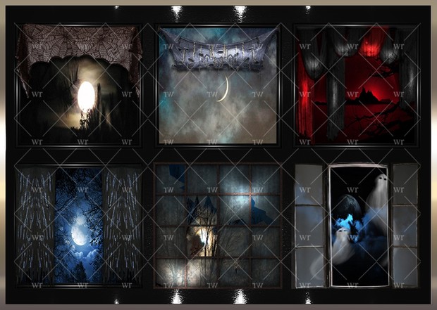 ~ HALLOWEEN WINDOWS TEXTURE PACK ~