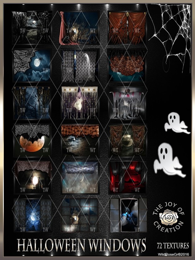 ~ HALLOWEEN WINDOWS TEXTURE PACK ~