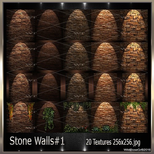 ~ STONE WALLS#1 TEXTURE PACK ~