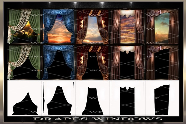~ DRAPES WINDOWS IMVU TEXTURE PACK ~