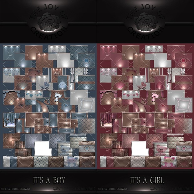 IT'S A BOY & ITS'S A GIRL TEXTURE PACKS