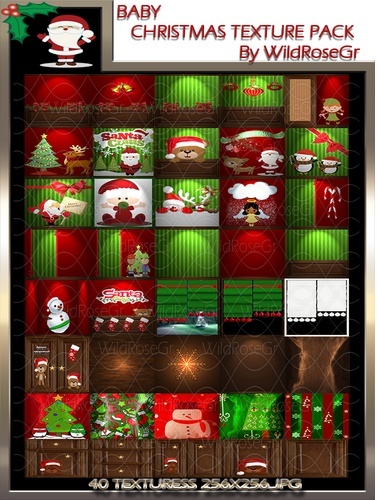 ~ BABY CHRISTMAS ROOM IMVU TEXTURE PACK ~