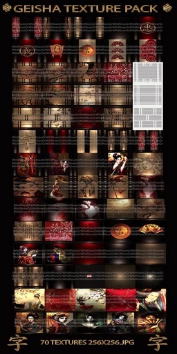 ~ GEISHA IMVU TEXTURE PACK ~