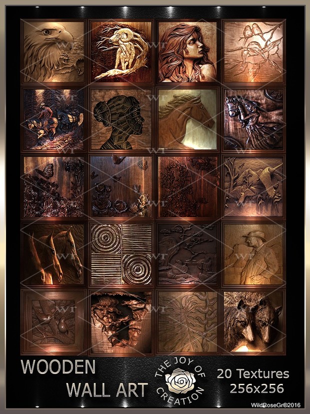 ~ WOODEN WALL ART ~