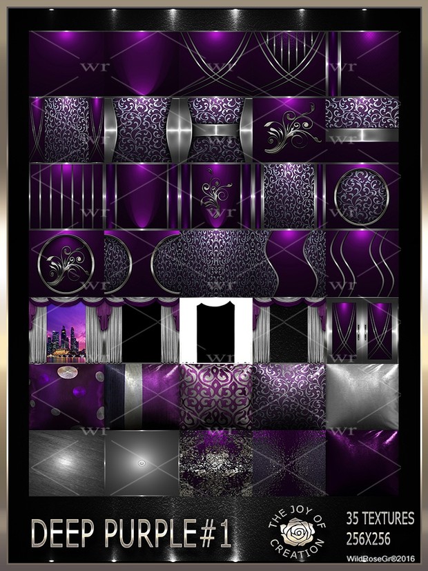 ~ DEEP PURPLE #1 TEXTURE PACK ~