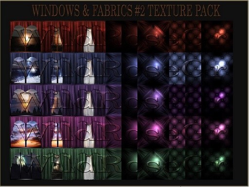 ~ WINDOW&FABRICS #2 IMVU TEXTURE PACK ~