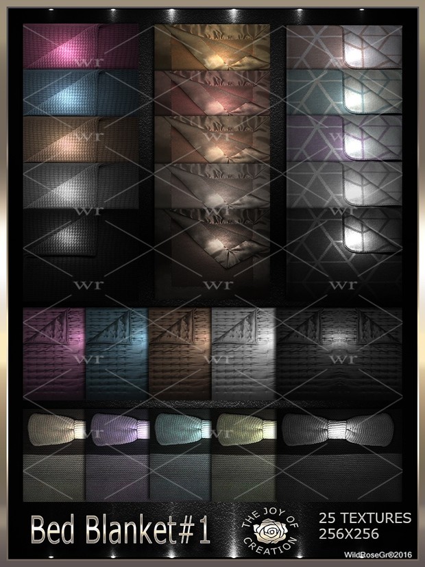 ~ BED BLANKET #1 TEXTURE PACK ~
