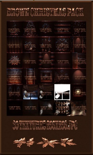 ~ BROWN CHRISTMAS IMVU TEXTURE PACK ~